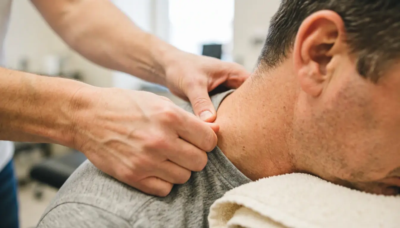 Adjustment in Chiropractor: Adjustment is a controlled, manual force applied by a chiropractor to a—visual guide