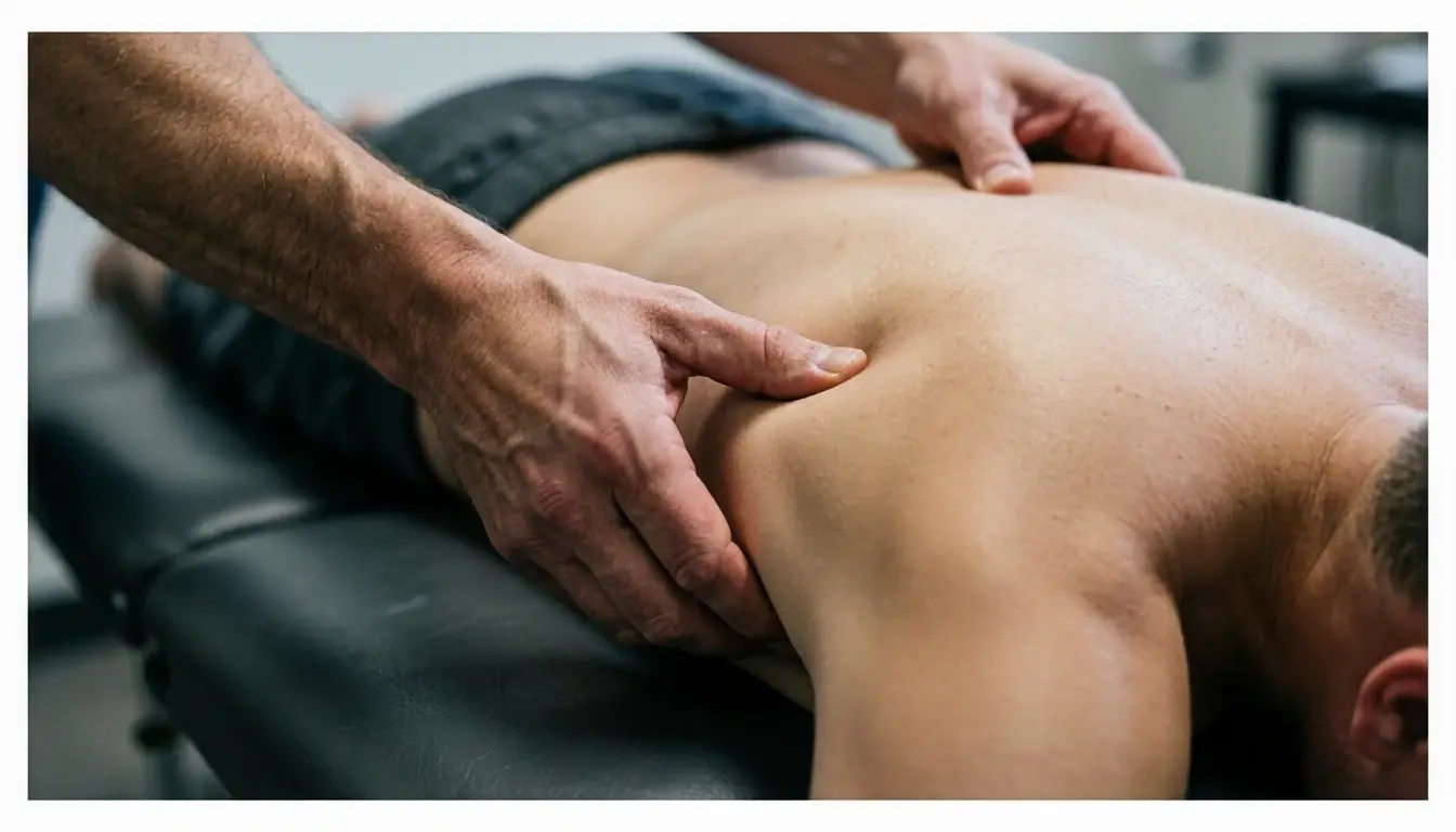 Chiropractic Adjustment in Chiropractor: Chiropractic Adjustment is a precise, hands-on procedure performed by a licensed...