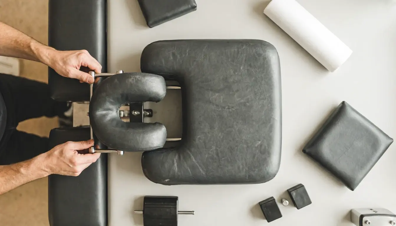 Chiropractic Table in Chiropractor: Chiropractic Table is a specialized medical device designed to support patients during...