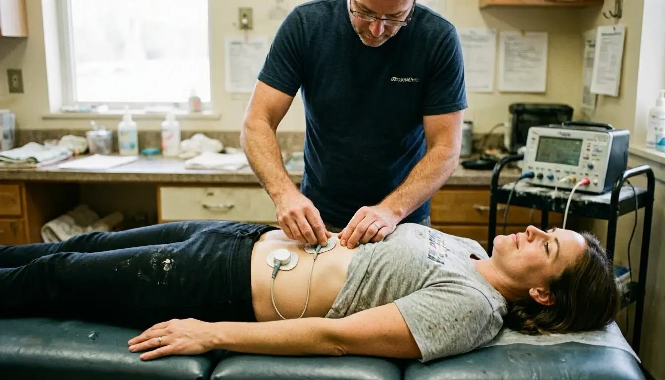 How Muscle Stimulation applies to Chiropractor services in McDonough, United States—practical illustration