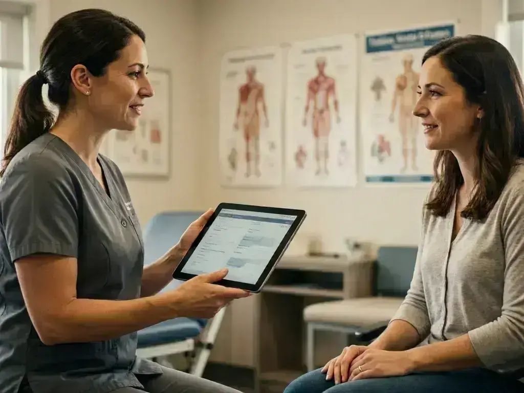 Contact Chiropractor — team at work