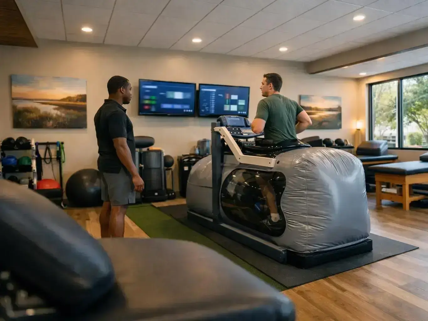 Chiropractor Griffin — in action